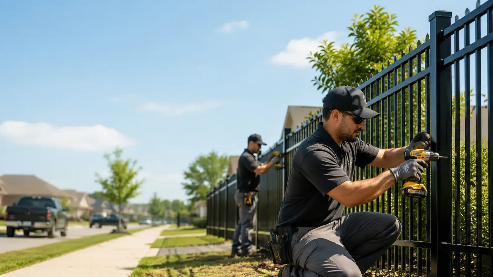 Metal Fence Installation in Gillett, TX